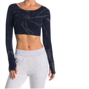 ARX Lab Tie Dye Ribbed Knit Crop